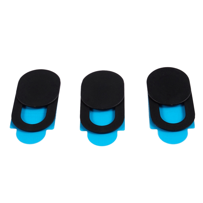 6 Pcs Plastic Camera Shield Stickers Notebook PC Tablet PC Mobile Anti-Hacker Peeping Protection Privacy Cover , 3 Pcs White & 3
