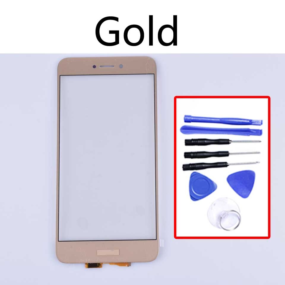 5.2 "Touchscreen Voor Huawei P9 Lite Touch Screen Panel Sensor Digitizer Voor Huawei P8 Lite PRA-LX1 LX2 PRA-LA1: Gold-With tool