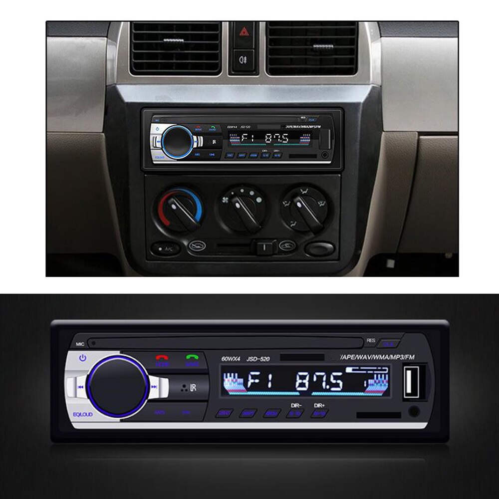 Mayitr Auto Radio Stereo Digitale Draadloze MP3 Speler Auto In-Dash Bluetooth Stereo Radio Audio Fm Ontvanger Aux Tf usb MP3 Speler