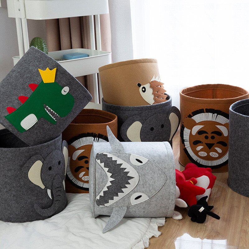 Ins Nordic Kid Zacht Tapijt Tapijten Cartoon Dier Kind Tapijt Speelgoed Opbergtas Kinderkamer Decoratie Voor Baby Bed bumper
