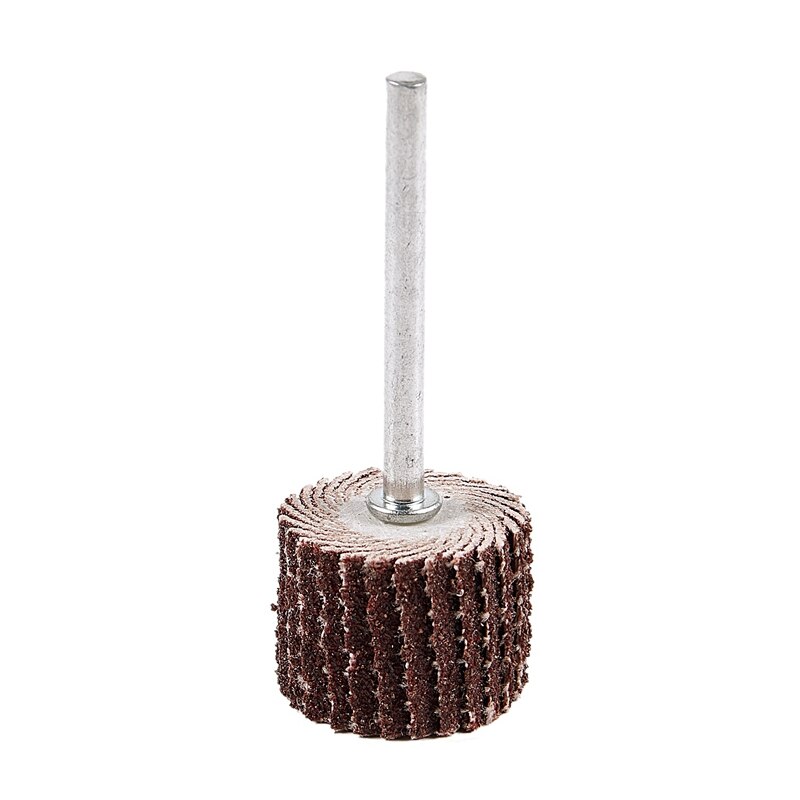 50Pcs Shank Mounted Flap Wheels with 1/8 Inch Mandre0.4Inch X0.4 Inch Abrasive Flap Drum,Abrasive Sanding Wheel Polishing Buffin