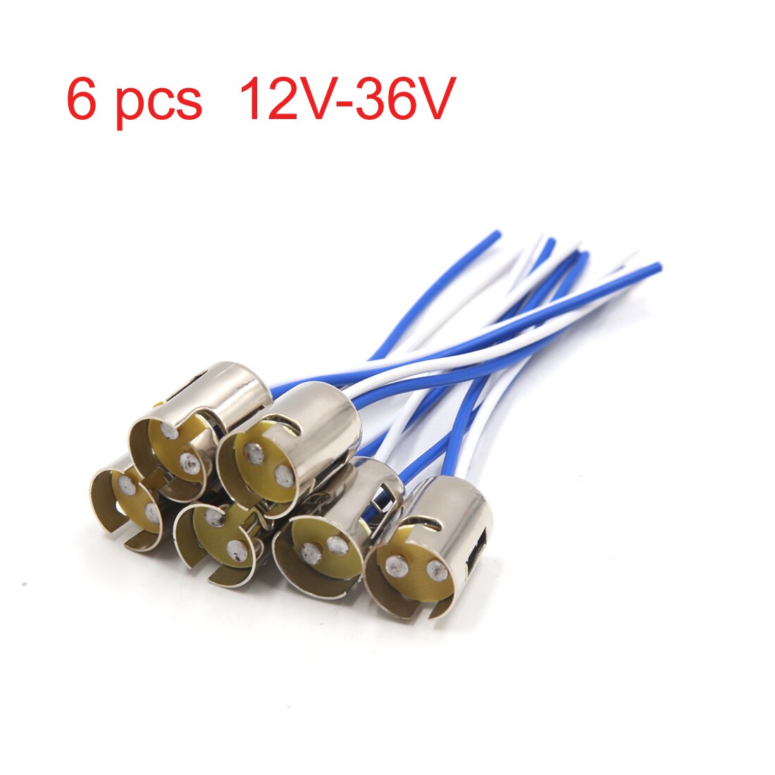 6/8/12/16/20pcs BA15s Turn Signal Light Single Dual Head Bulb Harness Wiring Extension Socket Connector Adapter 12V-36V