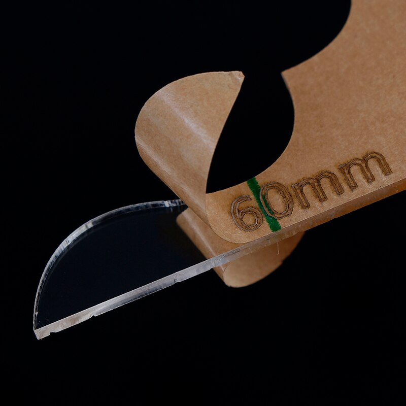 8PCS Acrylic Leather Craft Wallet Corner Decoration Pattern Stencil Template