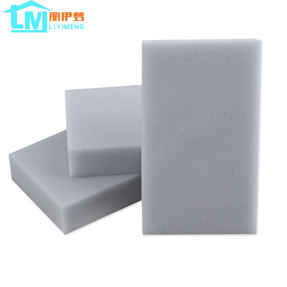 50 stuks 10*6*2cm grijze magische spons gum melamine reiniger keuken kantoor badkamer auto computer schoon accessoire/servies servies
