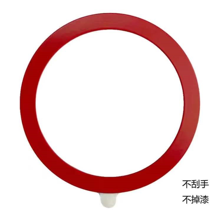 Applicable to Apple magsafe magnetic sticker 13 magnetic sheet iPhone Android mobile phone magnetic sticker: RED