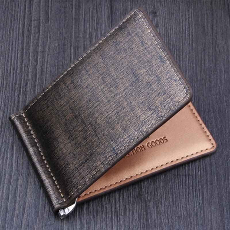 Brand Wallet For Credit Cards Holder Men Large Card Wallets Female Organizer PU Leather Dollar Clip Coin Purse Bag 28