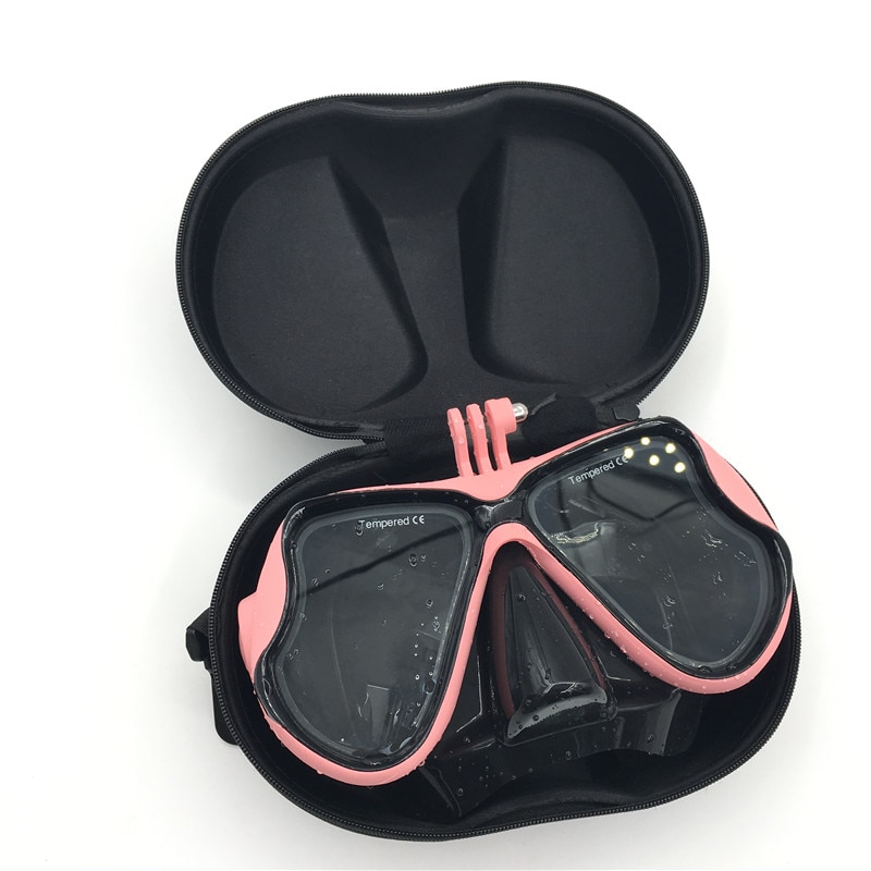 Duikmasker brillenkoker beschermer container organizer box voor gopro camera houder duikbril tas
