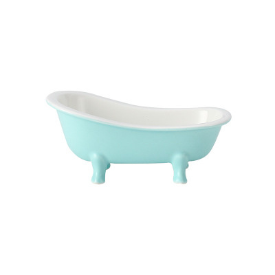 Bathtub Cocktail Glass Ceramics American Bar Party Drinkware Mixed Wine Glasses Dessert Cake Smoothie Cup Tiki Mug: Blue