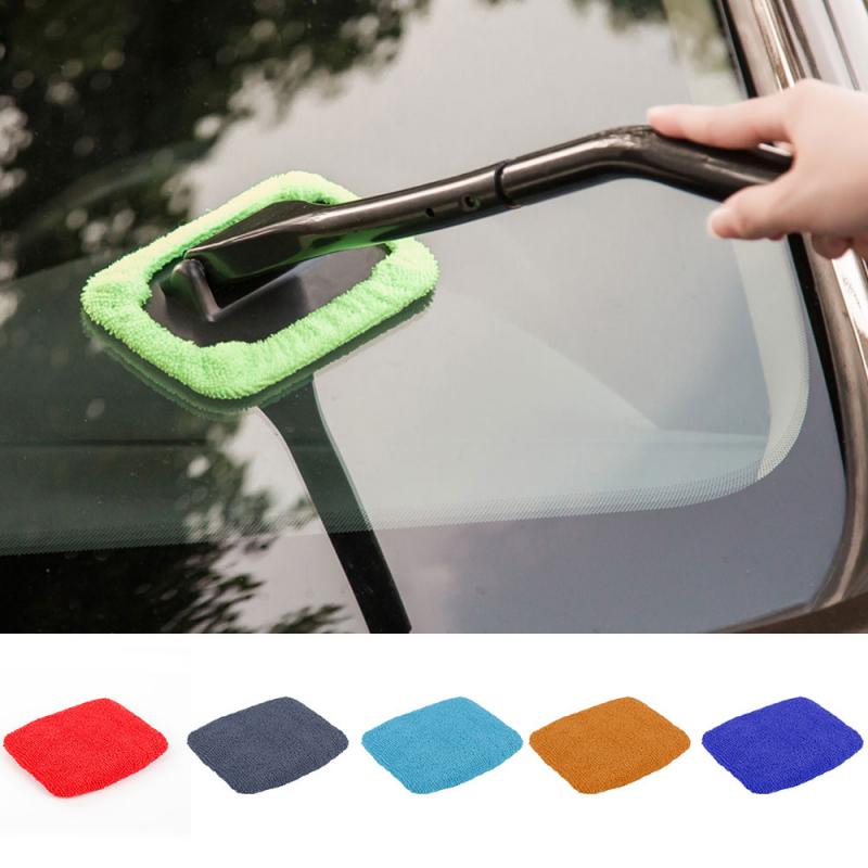 Flere farver forrude let rengøring af vinduesrengøring på din bil eller hjemmet rengøringsværktøj bilvaskeklude svampe vedligeholdelse