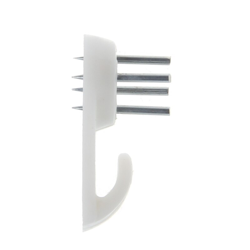 50 Pcs Plastic Invisible Traceless Wall Mount Photo Picture Frame Nail Hook Hanger R9UC
