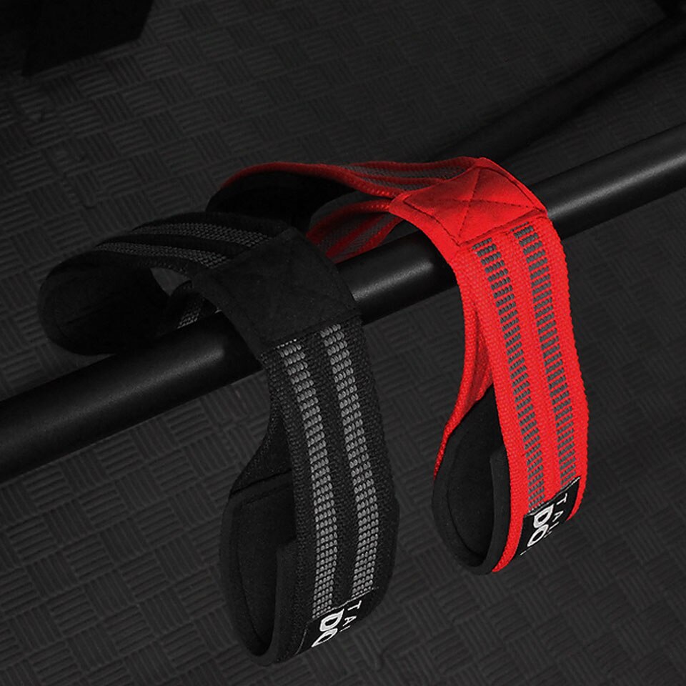 2 st gym styrkelyftband tyngdlyft handled viktband för män kvinnor fitness skivstänger power sport