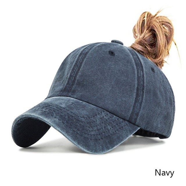 Evrfelan Paardenstaart Baseball Cap Voor Vrouwen Snapback Vader Hoed Vrouwelijke Wassen Hoed Zomer Sport Zonnehoed Bone Dames gorras: D