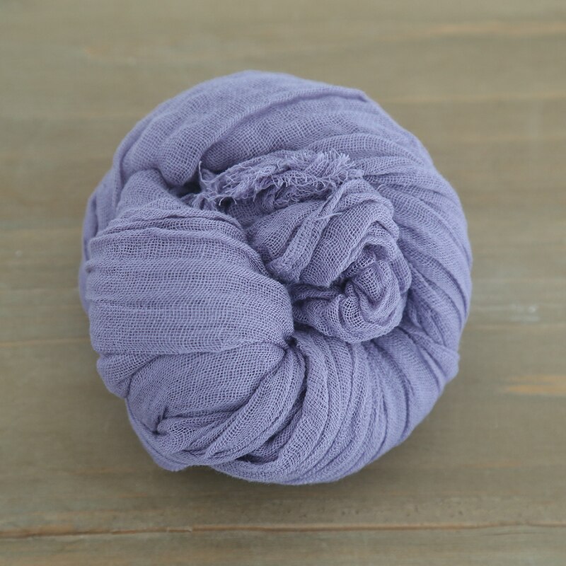 Färgad gasväv ostduk wrap fotografering rekvisita baby swaddle filt säck tyg hand ost tyg wrap