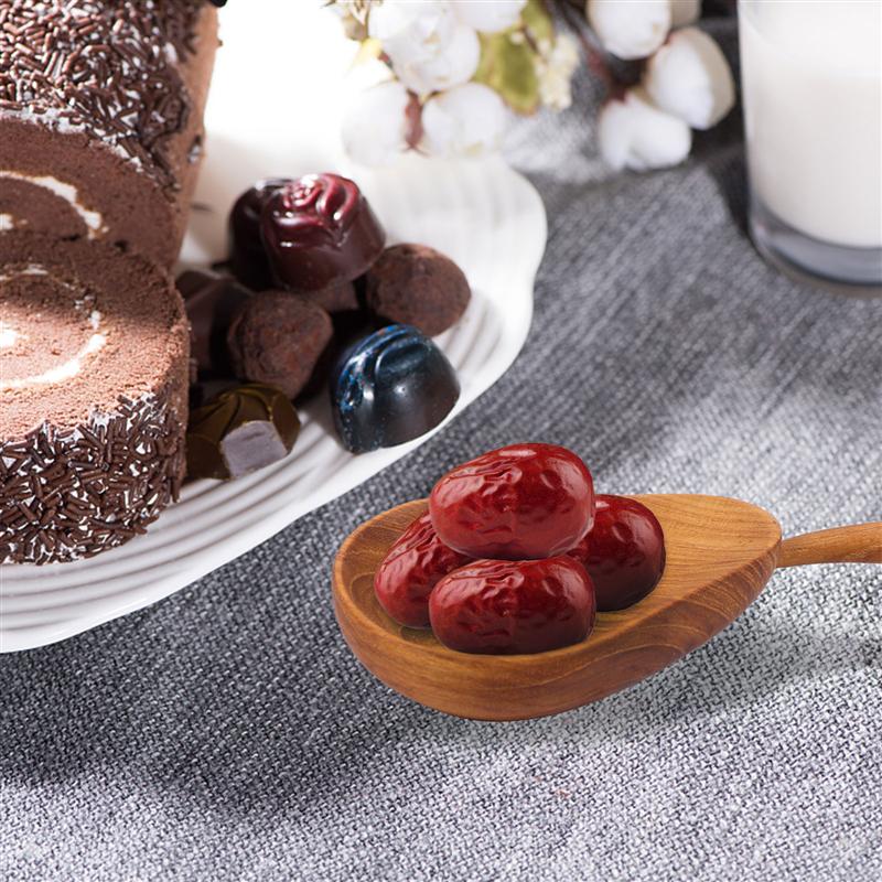 Wooden Sauce Dish Practical Sauce Dish Restaurant Pear-shaped Sauce Plate