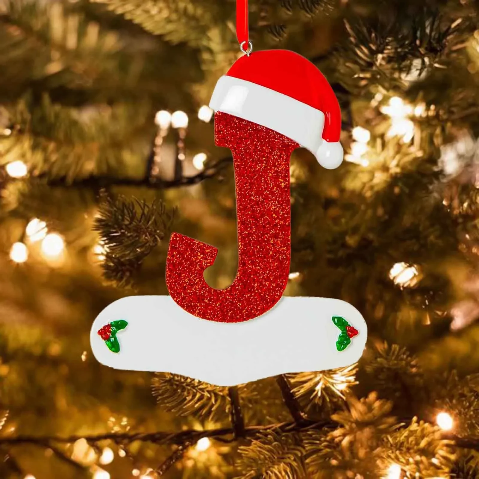 Christmas Tree Decoration Letter Pendant 26 Letters Home acrylic DIY Pendant Xmas Year Decor Ornament navidad: light green