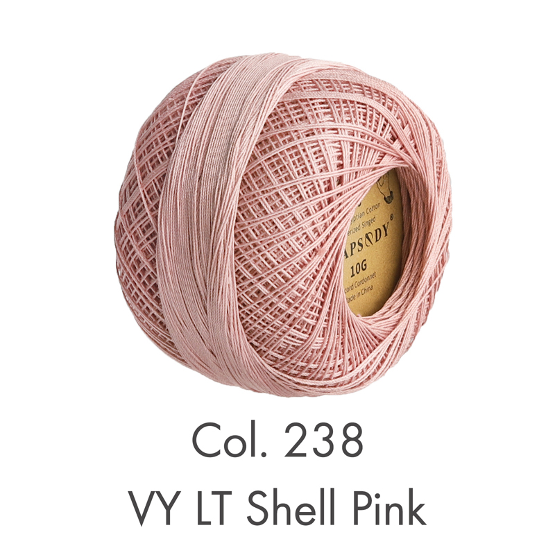 Rhapsody-hilo de algodón perlado Premium, tamaño 80, 184yd, 10 gramos cada bola para todo tipo de tejer, ganchillo y tatuajes