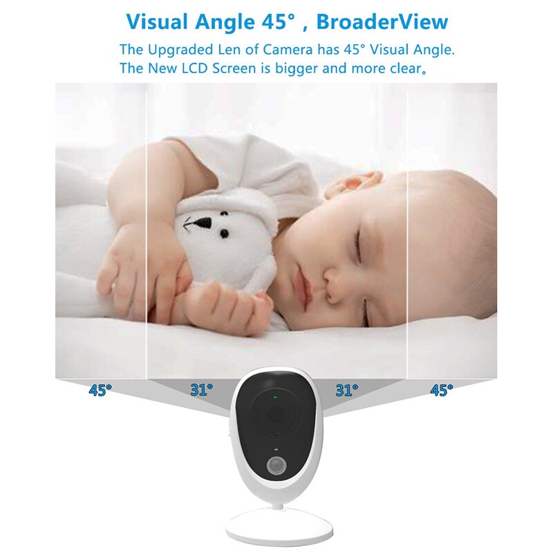 Wifi Babyfoon Met Camera Video Baby Slapen Nannyo Nachtzicht Home Security Babyfoon Camera Eu Plug