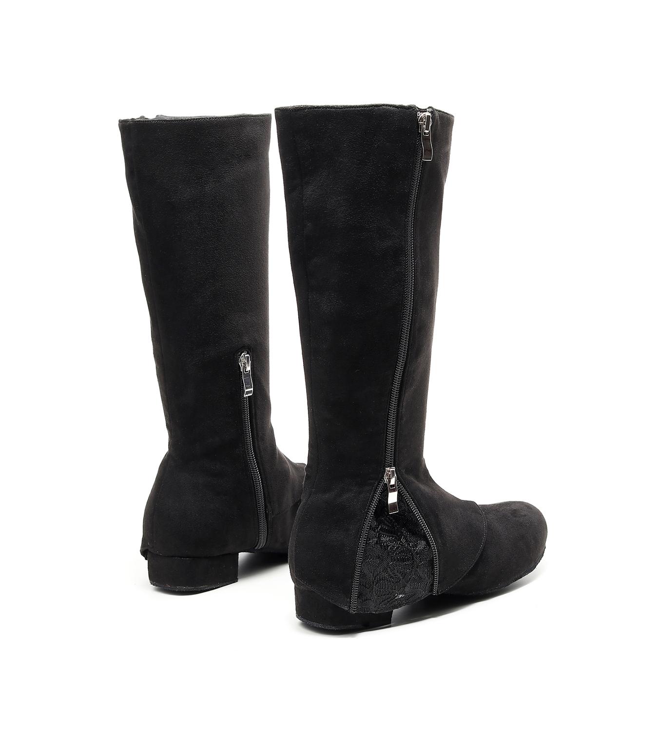 Women Dance Shoes Soft Sole boots Dancing Shoes Ballroom Tango Social Party Dancing Ladies long dance boots