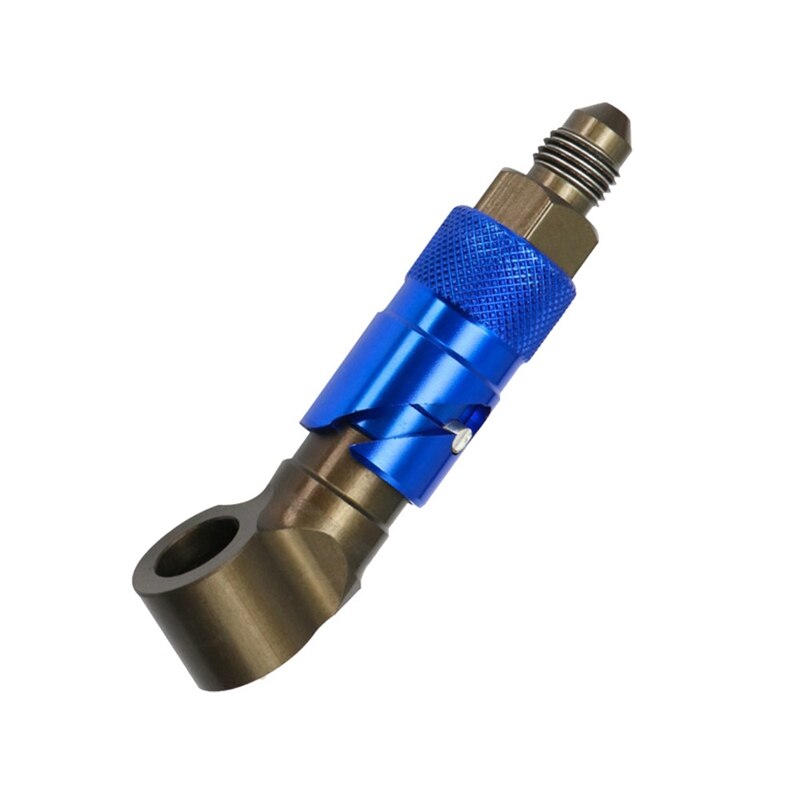 AN3 Motorcycle Brake Line Hose Fluid Quick Release Connect Fitting Adapter Kit for Honda Yamaha Kawasaki Suzuki: Blue