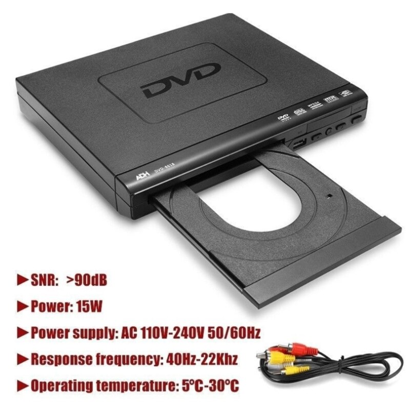 DVD Player Upscaling 1080p H DMI USB Direct Recording and Playback Dolby Digital with Remote Free H DMI Cable