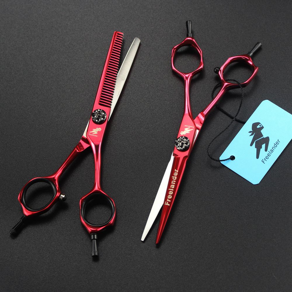 6 inch Stainless Barber Shears Cutting Shears Thinning Scissors Salon Hairdressing Scissors Hair Scissors: 112CT