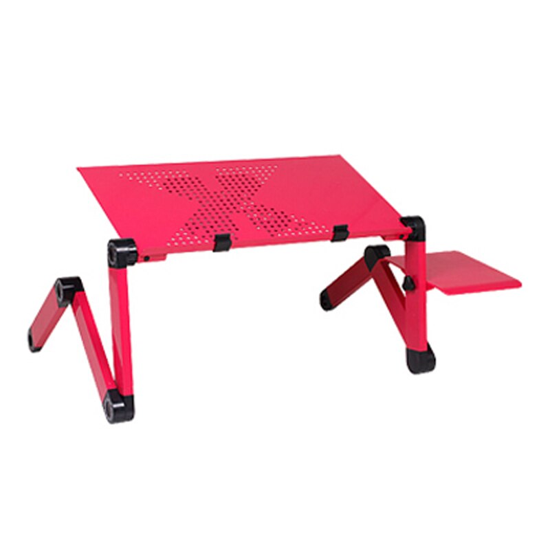 Laptop Tafel Stand Met Verstelbare Vouwen Ergonomisch Notebook Bureau Voor Computer Houder Voor Thuis Slaapkamer: pink