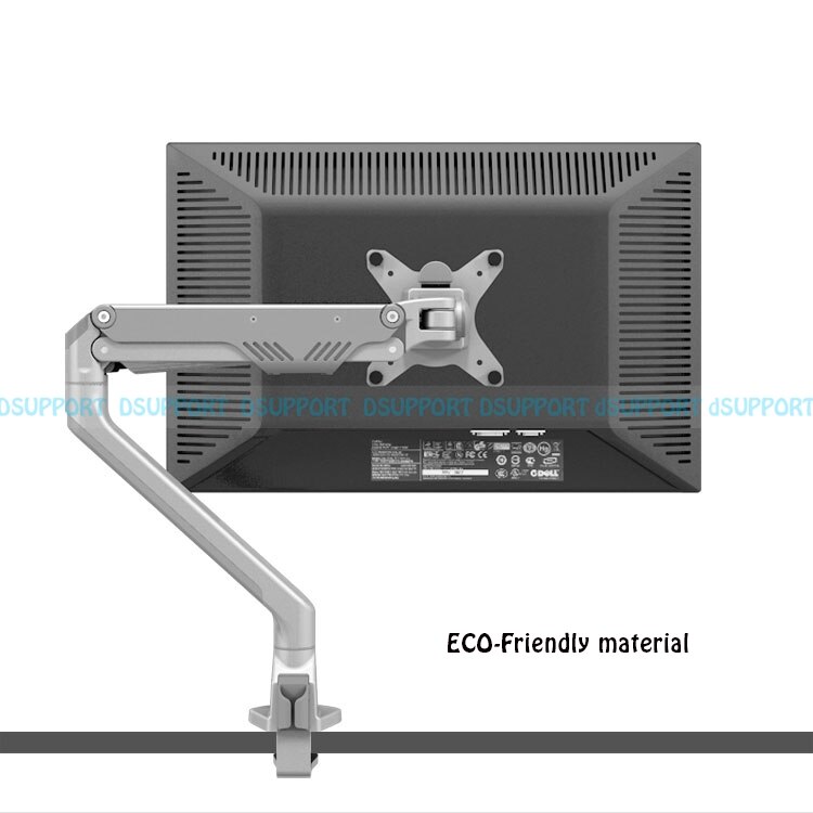 Aluminum 360 Gradi Olio Gas Primavera 17 "-30" Monitor Braccio del Monitor Facile e Rapida Installazione Del Supporto Del Supporto carico 2-9kgs