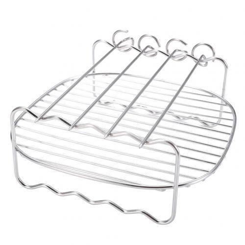 4- spett luftfriteringsgryta byte bakplåtshållare grillställ för  hd9232 fogaocooktop brazier grill grillnät biolite: Default Title