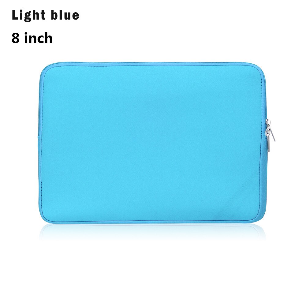 Antiurto Cassa Del Manicotto Tablet Sacchetto Della Copertura di Protezione Del Sacchetto Per Apple iPad mini Air Pro 9.7 10.5 Samsung Galaxy Tab Huawei mediaPad: 8 inch Light Blue