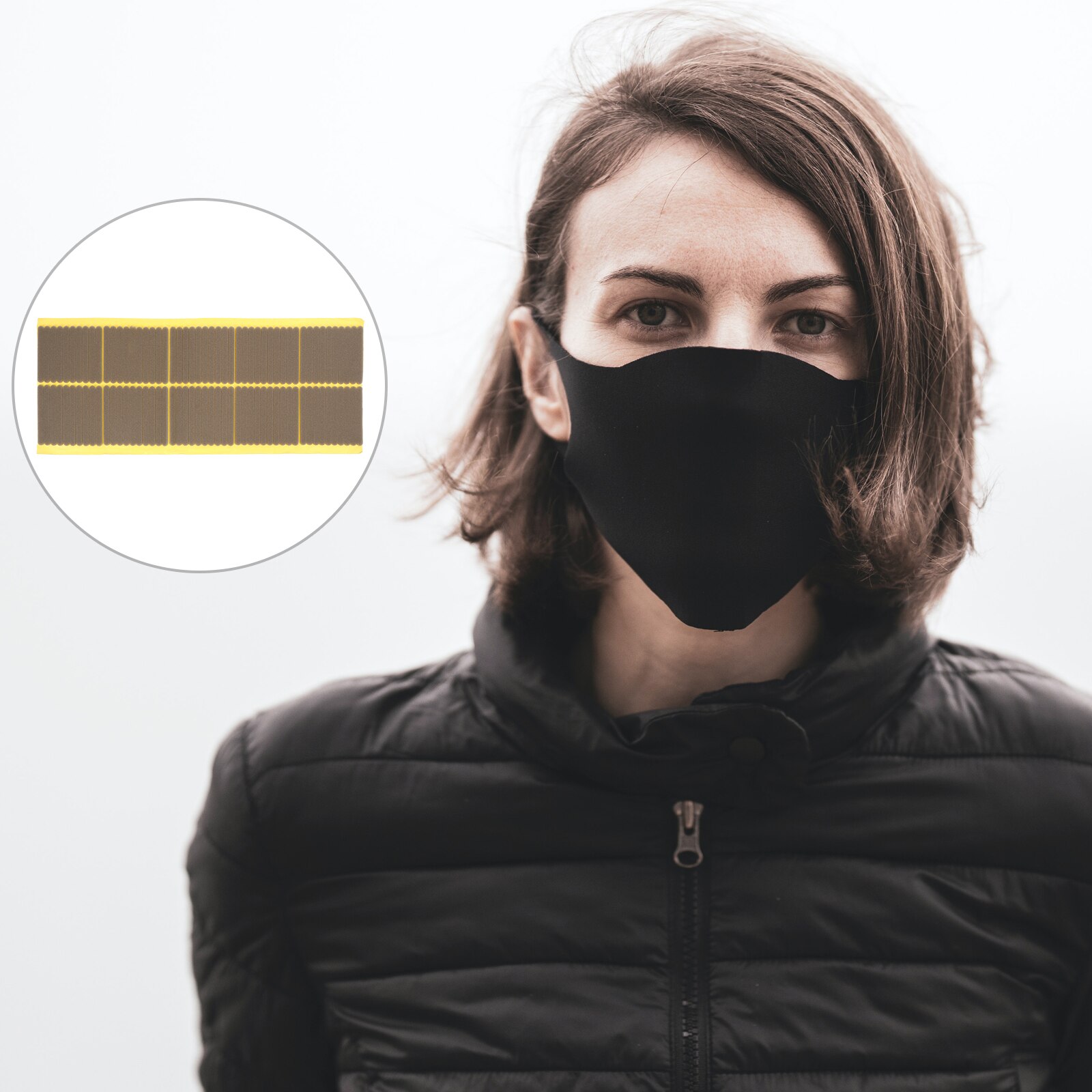 3 Vellen 300Pcs Neus Brug Strips Zelfklevende Bescherming Strips Masker Strip