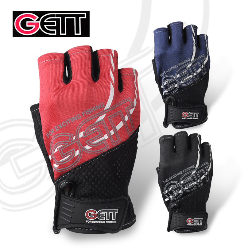 Gants de pêche japonais GETT coupe à trois doigts et coupe à cinq doigts gant de pêche anti-dérapant