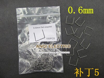Grapas de onda S precortadas de 0,8mm y 0,6mm para grapadora en , grapas de plástico para reparación de parachoques, plástico para soldar, plástico, grapas de soldadura en