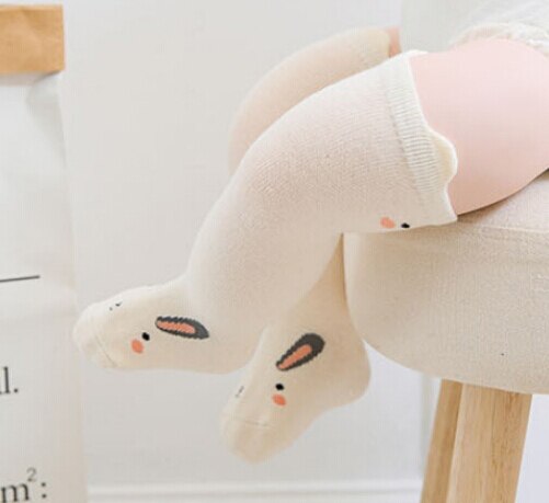 Baby kinderen meisjes peuter vos sokken zachte katoenen kniekousen meisjes sokken bloemen schattig: D