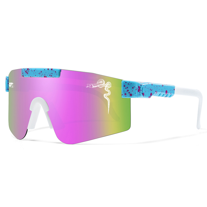 Gafas deportivas para hombre y mujer, gafas de sol para ciclismo, gafas para exteriores, piernas dobles, bicicleta, vista amplia, gafas a prueba de viento para Mtb UV400