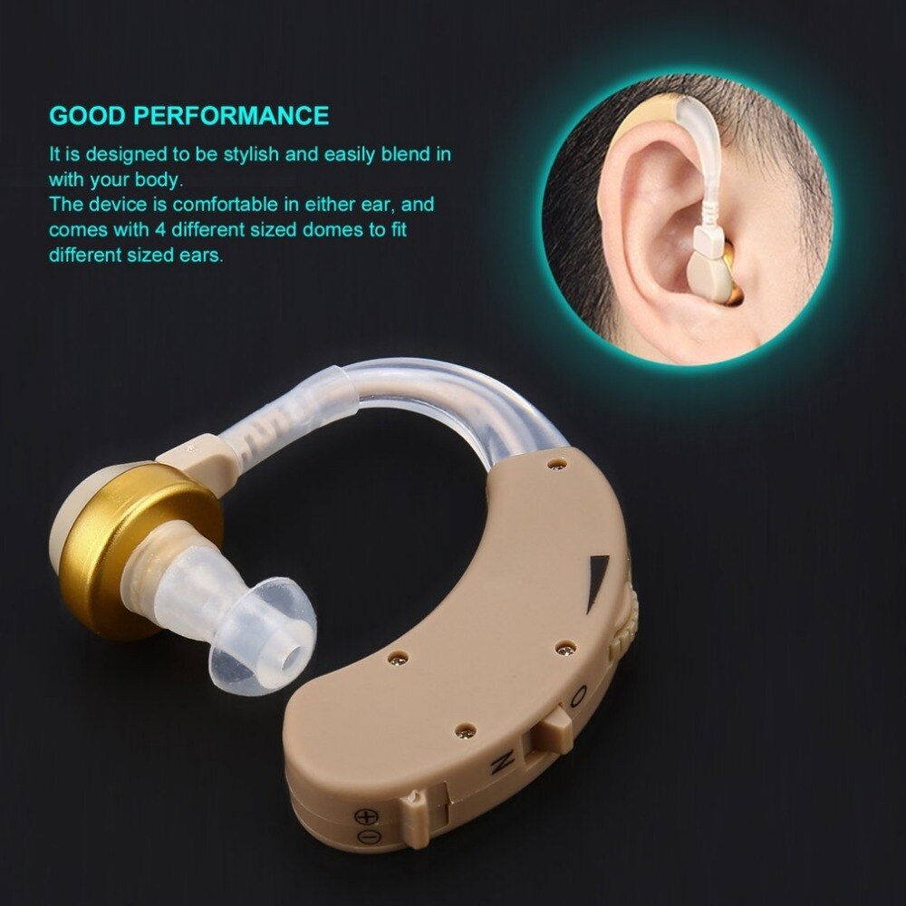 Mini Hearing Aids Sound Voice Amplifier Hearing Aid Kit Behind Ear Care Adjustable Sound Enhancer For The Elderly hear aid