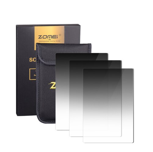 Filtro cuadrado GND de densidad neutra Gradual ZOMEI, 150mm x 100mm, ND2 + 4 + 8 + 16 para Cokin Z Series Cokin Z Lee