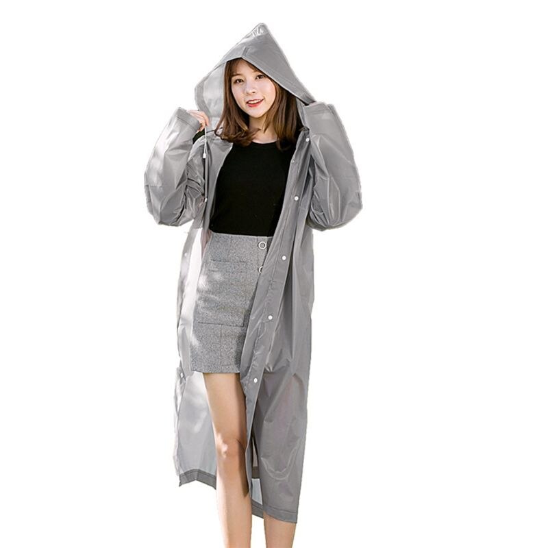 Waterdichte Wijde Mouw Regen Poncho Licht Eva Lange Stijl Verdikte Regenjas Cover