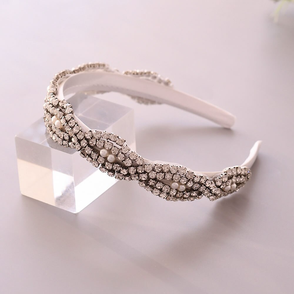 Barokke roos kristal bruids tiara strass diadeem optocht kroon voor bruiden hoofdband bruiloft haaraccessoires scs 293fg