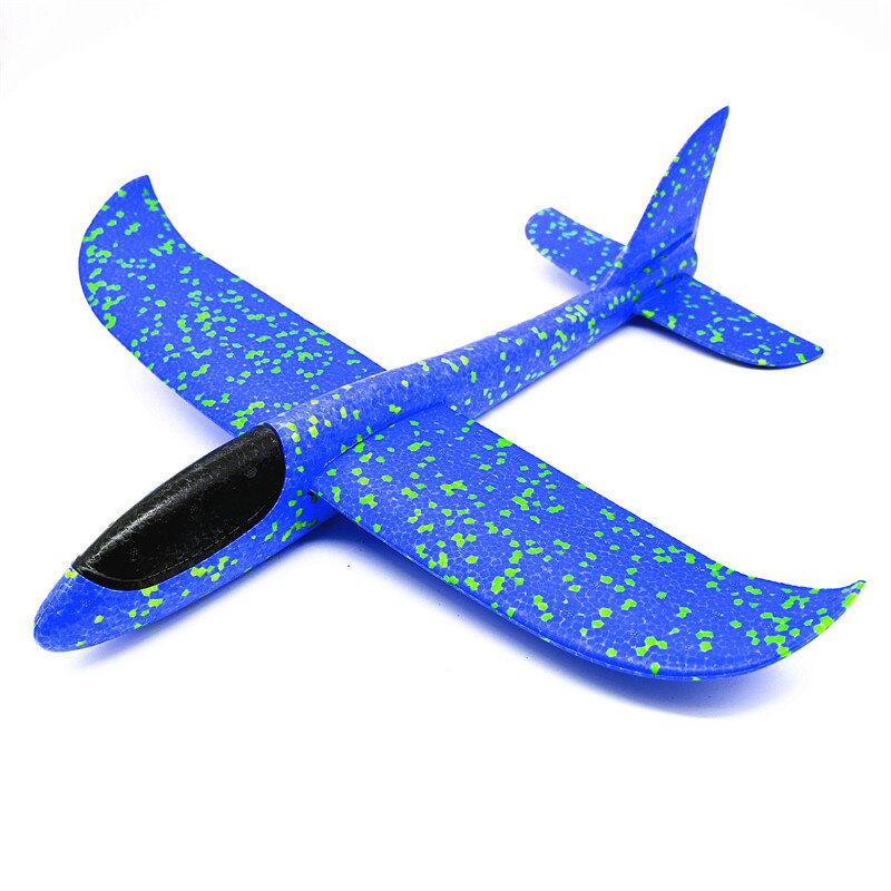 Diy Kinderen Hand Gooien Vliegende Speelgoed Grote Zweefvliegtuig Foam Plastic Vliegtuig Model Speelgoed Stevige Kid 'S Games Jongen 'S: BU