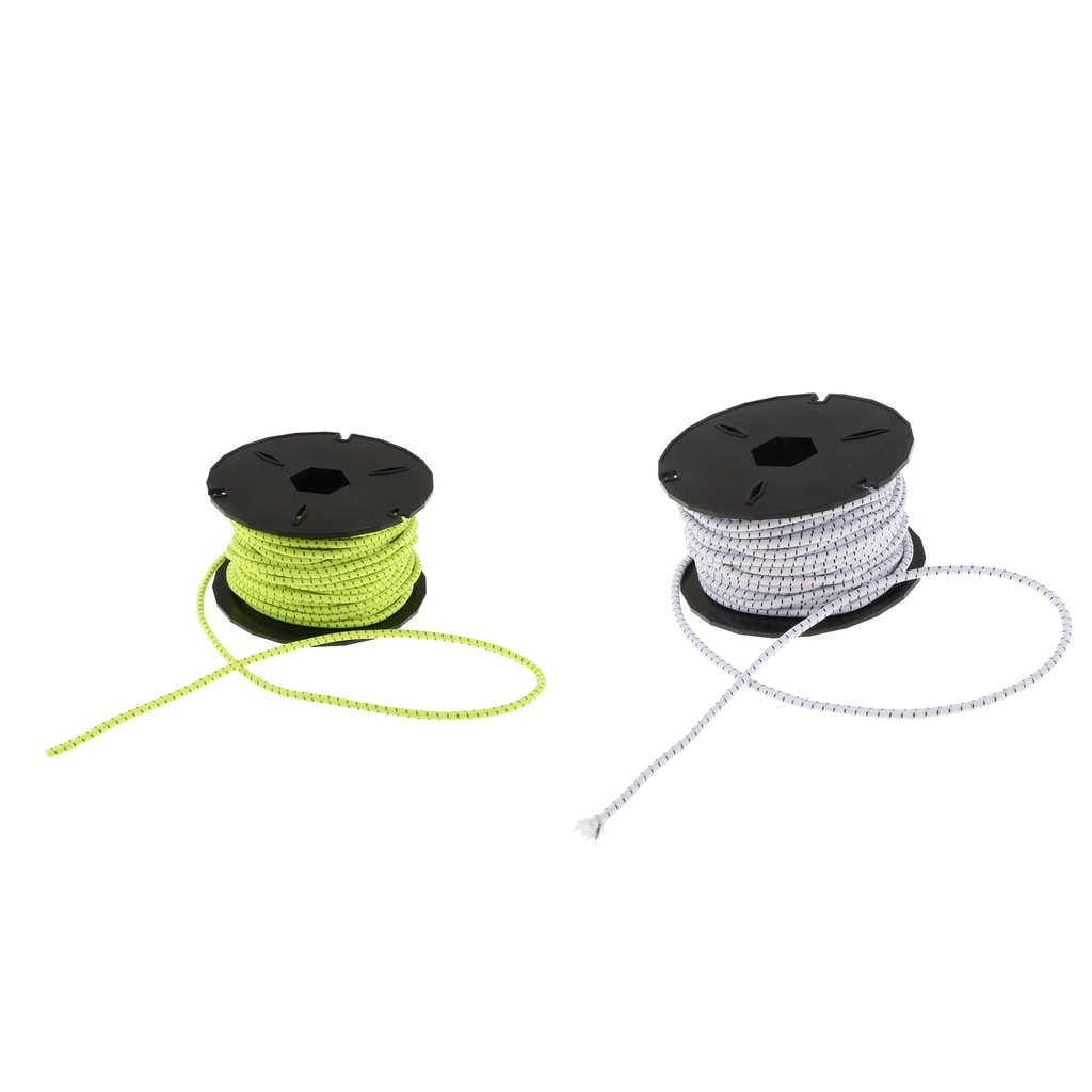 2 stuks elastische bungee-koorden voor zware toepassingen, marine bungee-schokkoord, marine boot vastbindkoord, spankoord, rolkoord