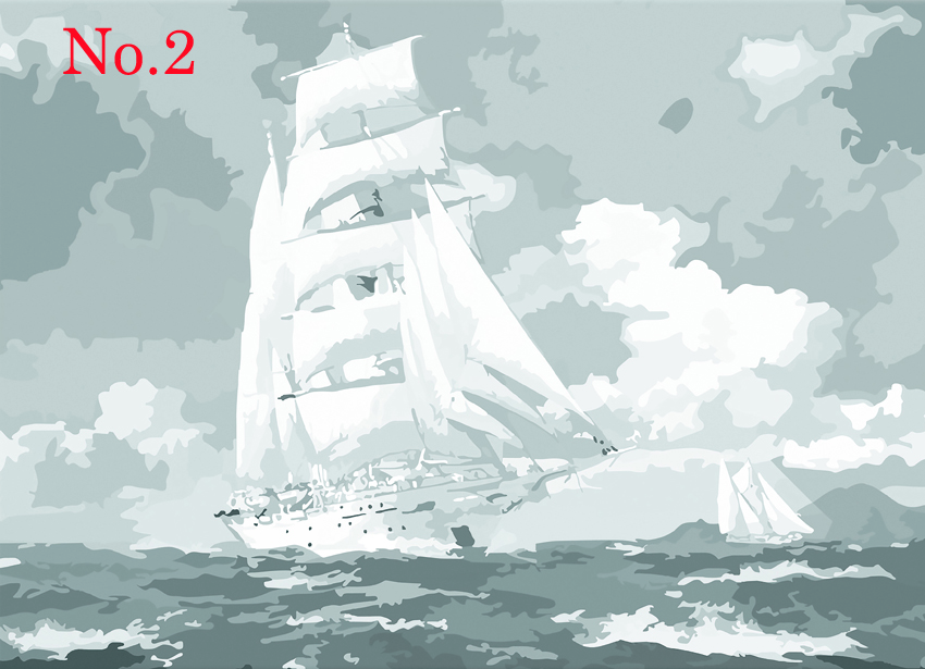 30x40cm Great for students or kids crafts and all decorative painting purposes canvas panel board for oil and acrylic: No.2  1pc