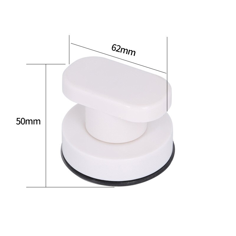 Veilige Grip Met Zuignap Geen Boren Douche Handvat Anti-Slip Leuning Biedt Voor Veiligheid Grab In Badkamer Koelkast leuning: white-1