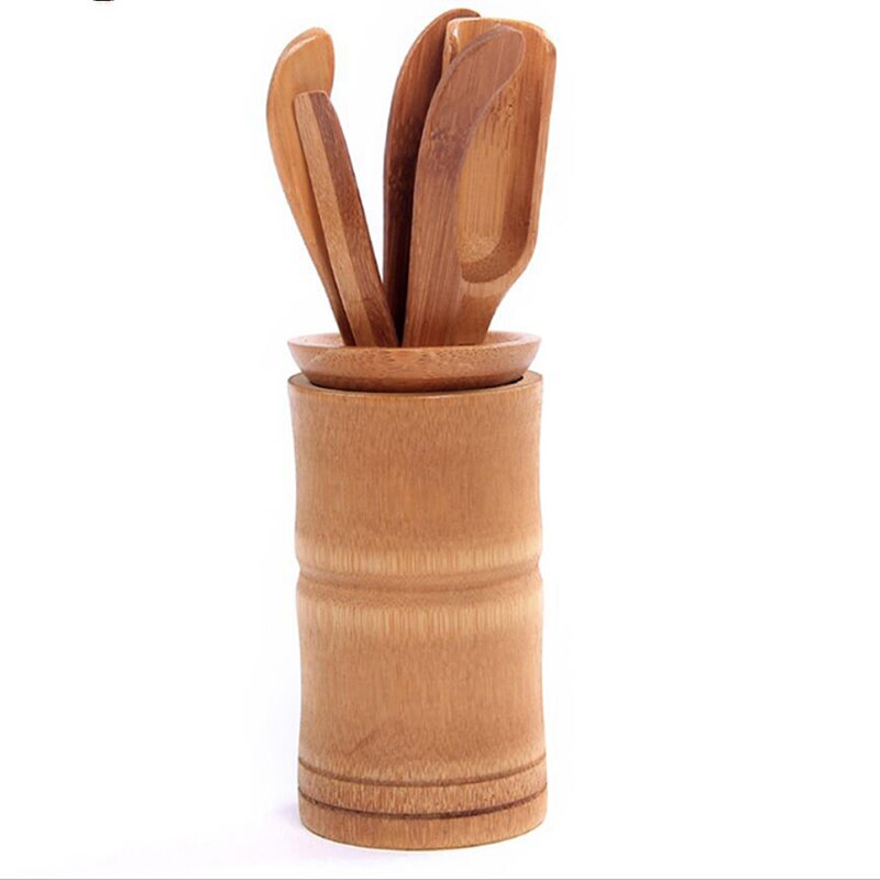 Tea Ceremony Tools Six Gentlemen Bamboo Tea Accessories Kung Fu Tea Cereamony Set Chinese Tea Bamboo Utensils 6pcs/set