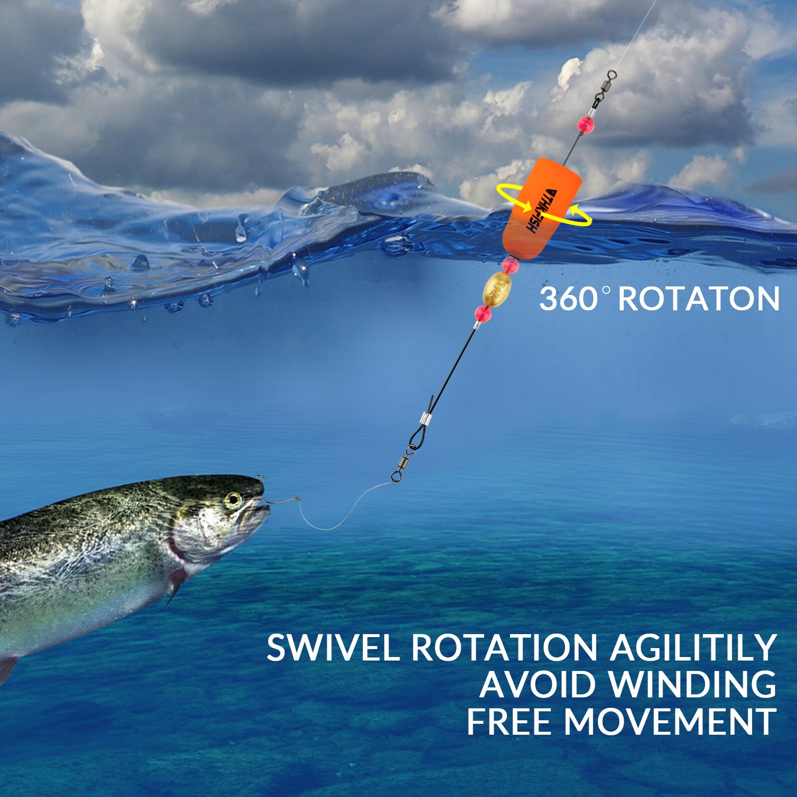 1 piece Fishing Float Bobber 6.5cm Slip Bobbers Fishing Floats Buoy Carolina Rig Fishing Accessories