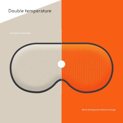 Sleep Mask Cool Temperature Dual-purpose Graphene Shading Travel Sleep Eye Mask Small Event Giveaway: A