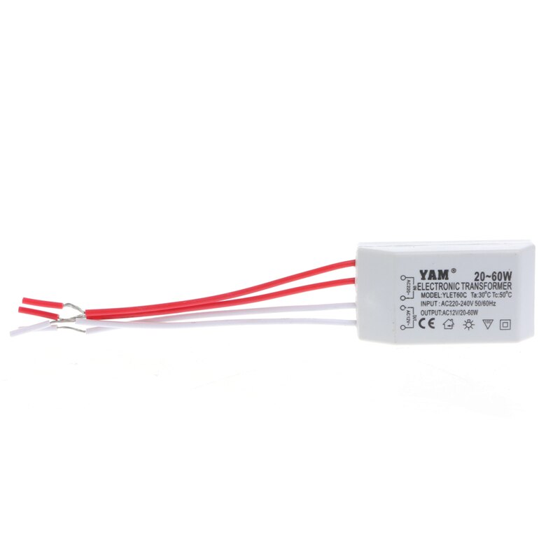 40W 12V Halogeen LED Lamp Elektronische Transformator Voeding Driver Adapter