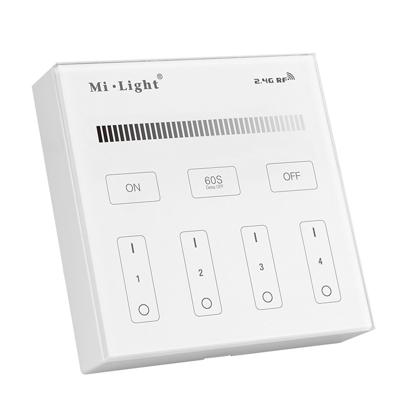 Intelligent control panel dimmer B1 touch control 2.4G WIFI intelligent control wiring-free LED light bar controller dimmer
