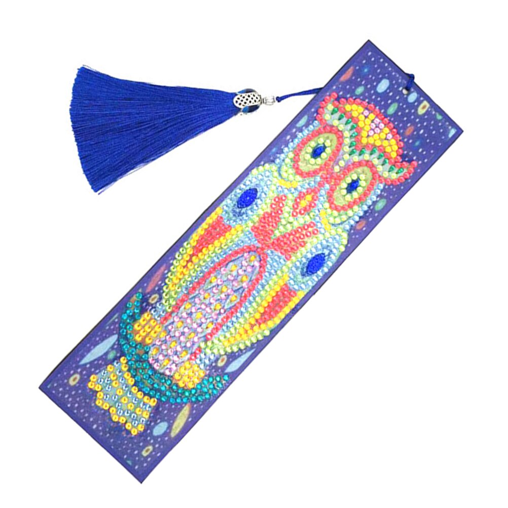 Diy Leeswijzer Maken Kit Handgemaakte Diamanten Schilderij Uil Patroon Bladwijzer Art Craft Decoratie Voor Volwassenen Beginners Kids