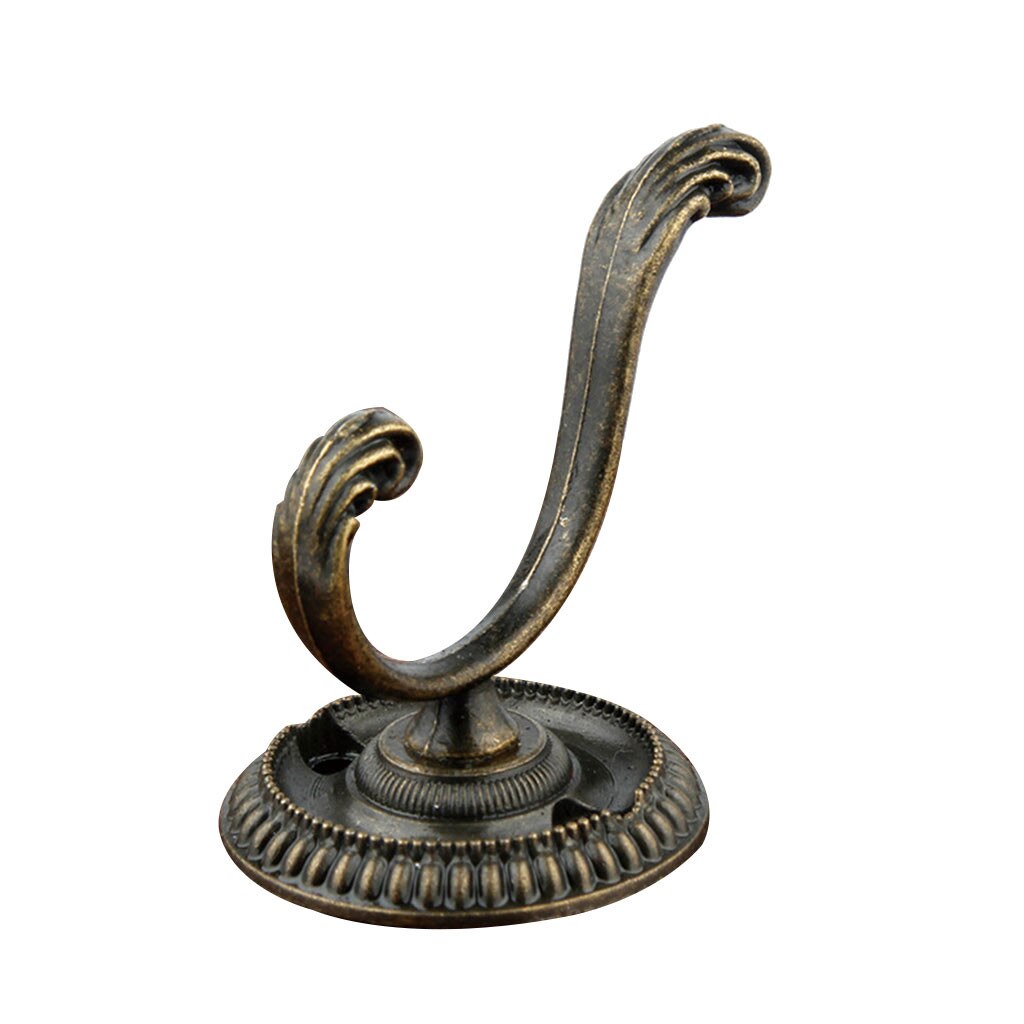 Wall Hanging Hook Antique Brass Wall Mounted Hook Key Holder Letter Rack Hanger Hanging Decor Hanger Rack Wall Decoration: Brown