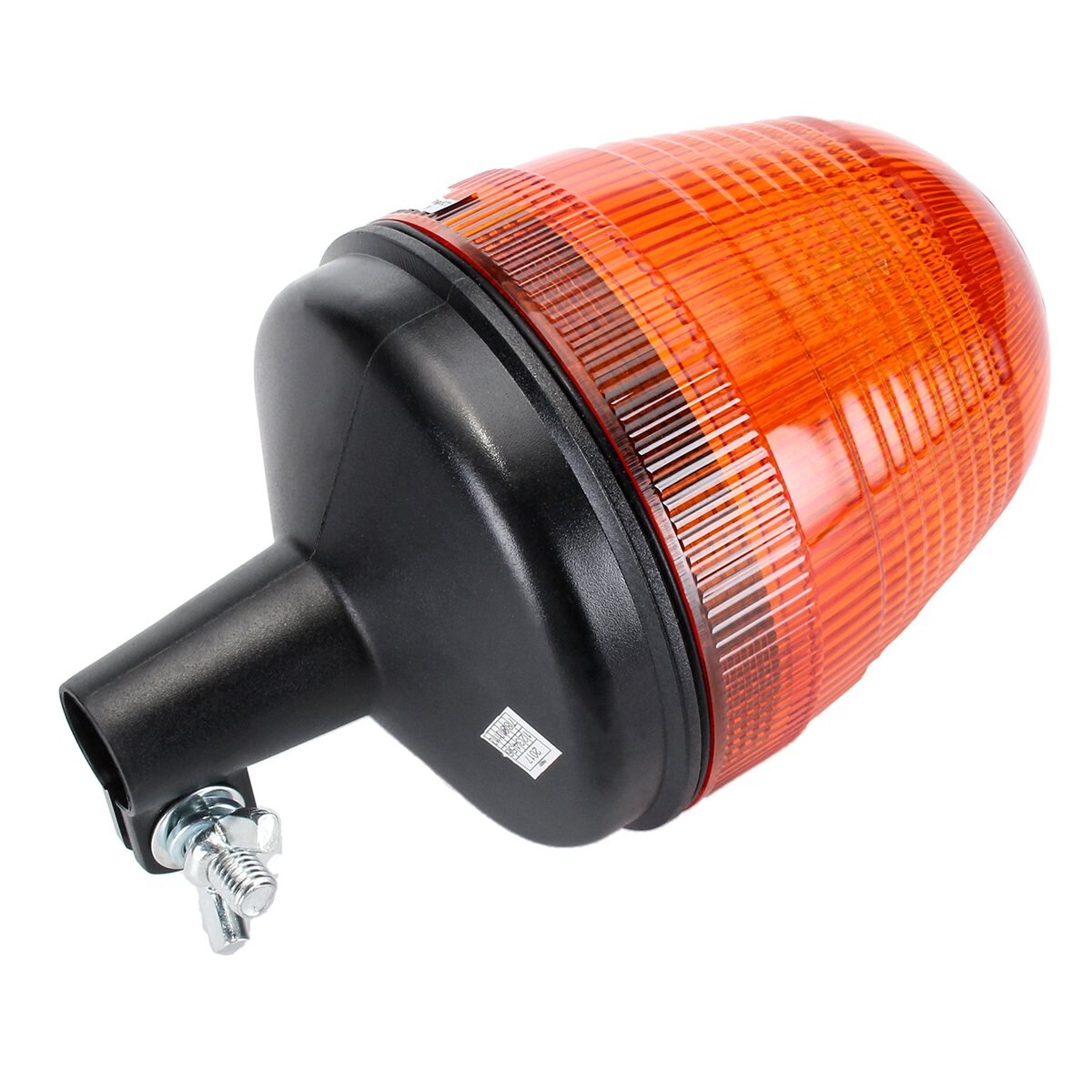 Safurance LED Amber Beacon Flexible Rotating Flashing DIN Pole Mount Tractor Warning Light Safety